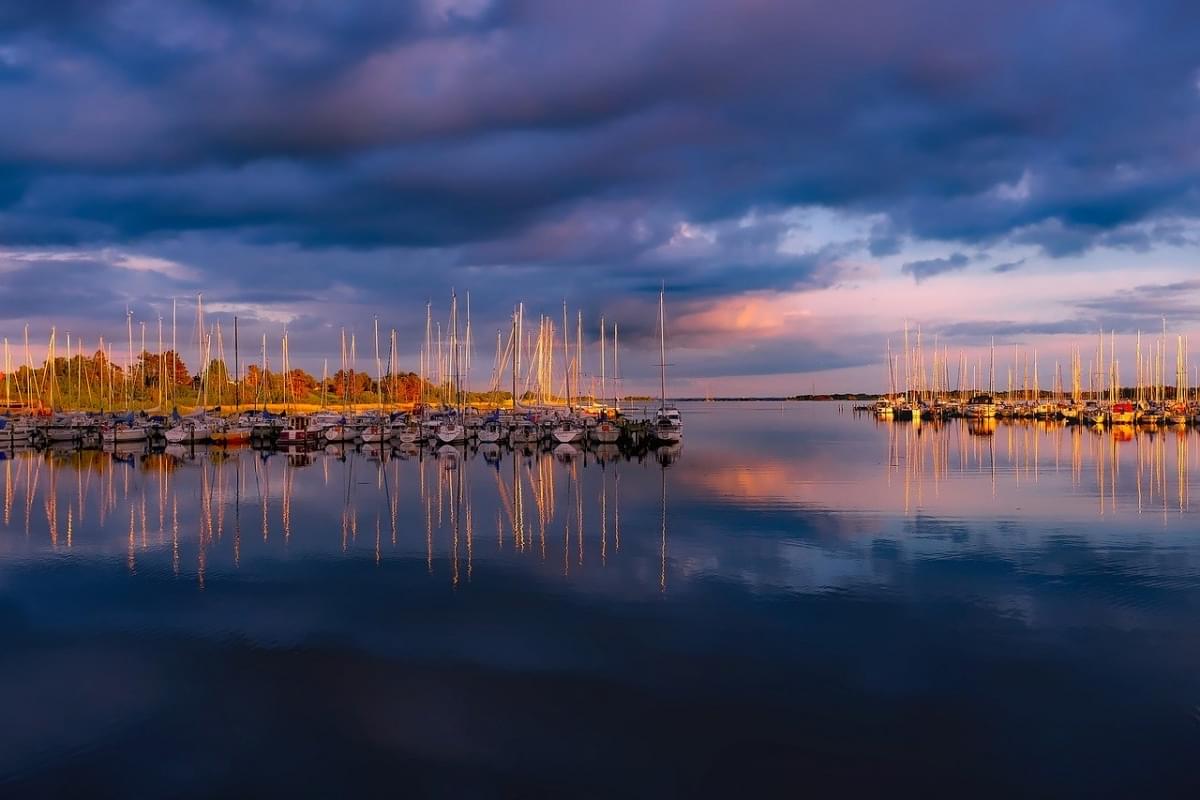 denmark at sunset