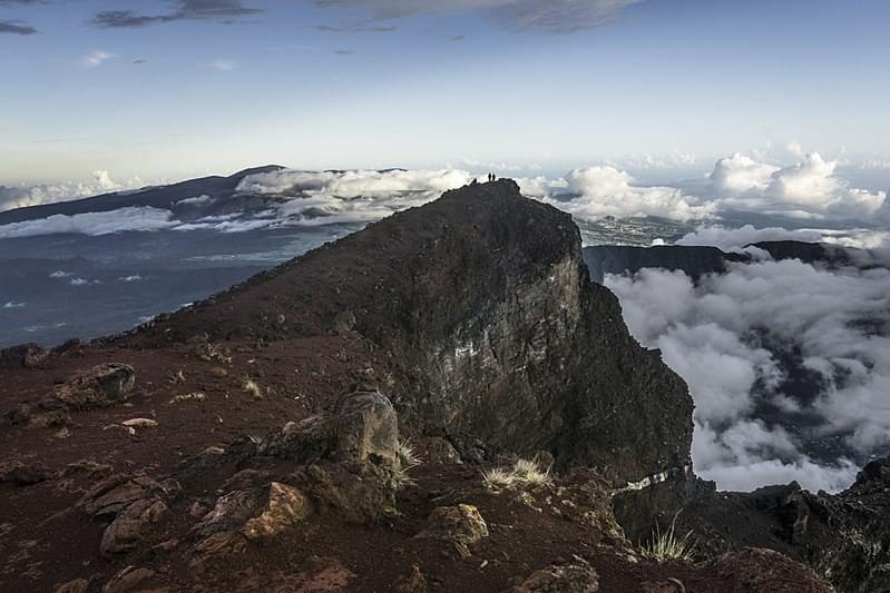 panorama of the pico do piton des neiges