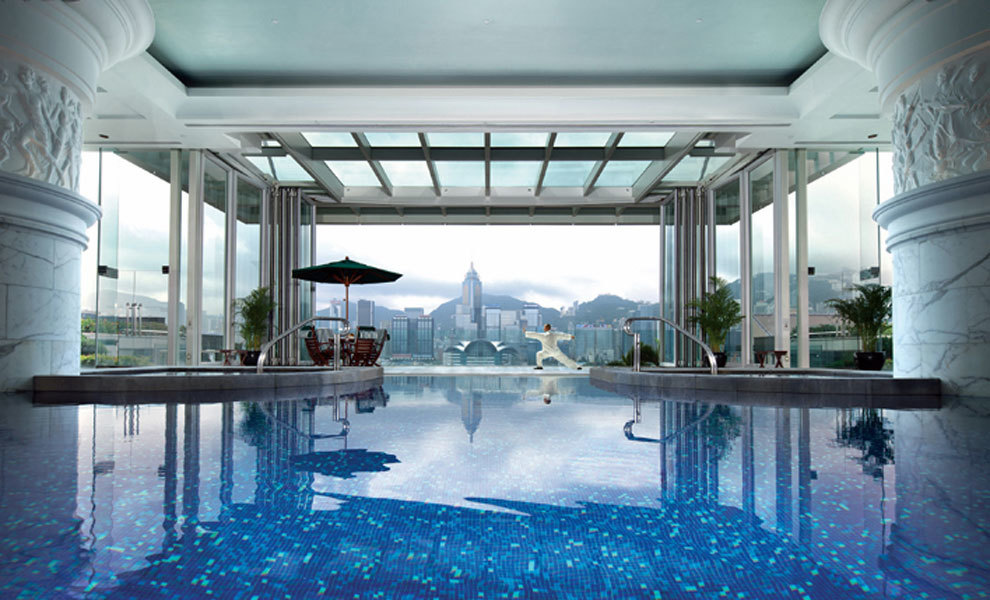 The Peninsula Hong Kong offers this air-conditioned retreat.