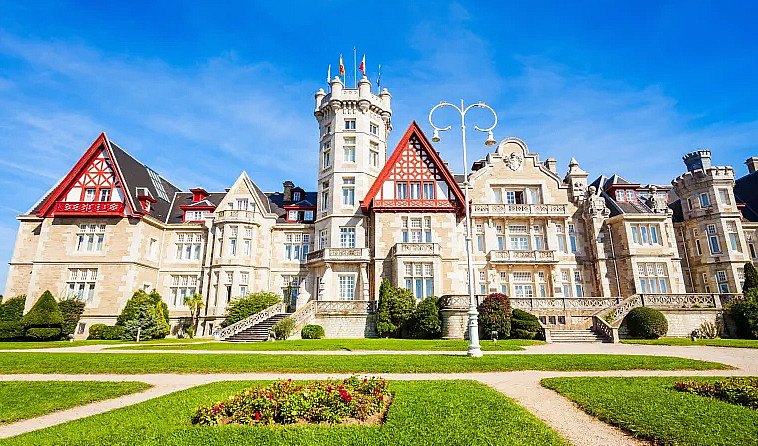 Magdalena Palace, in Santander.