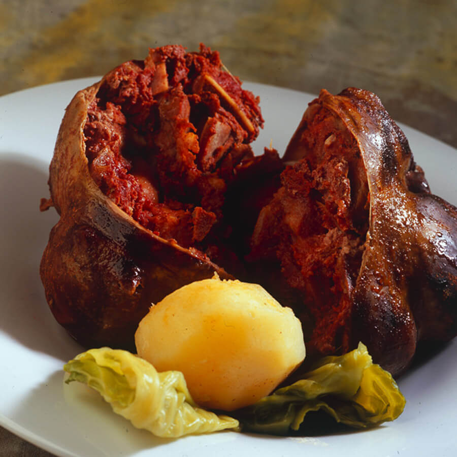 Botillo Del Bierzo, typical food from León