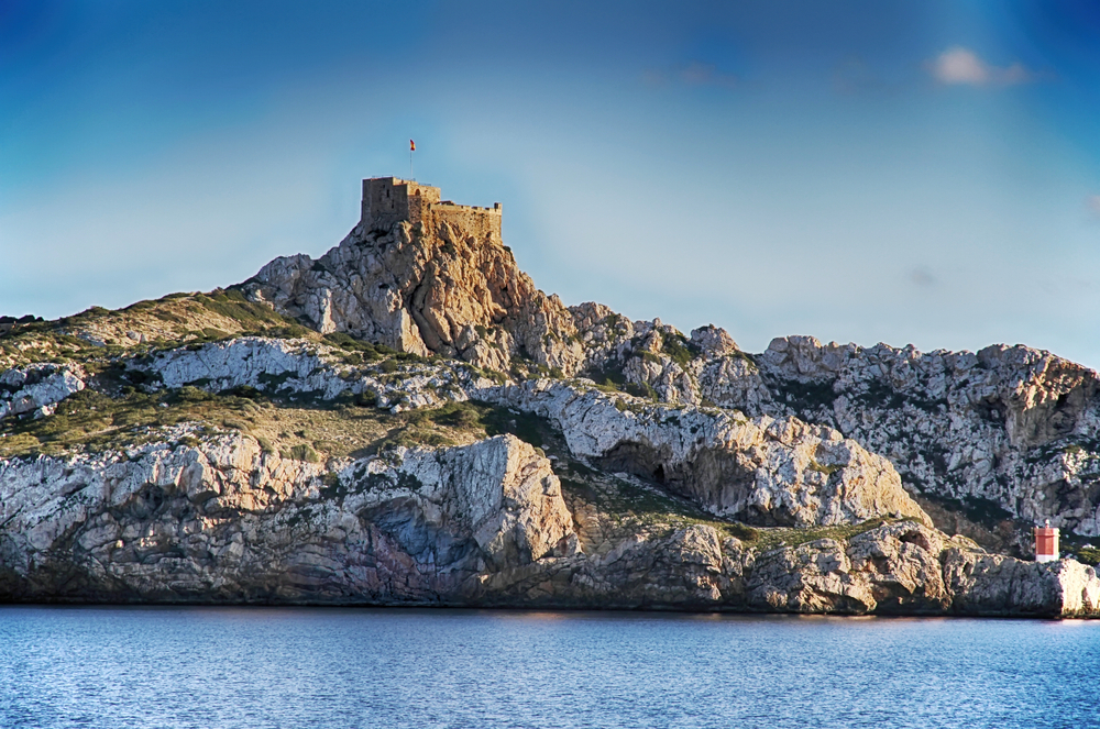 The defensive Castle of Cabrera.