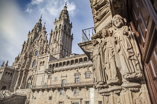 The Cathedral of Santiago, end of the Camino.