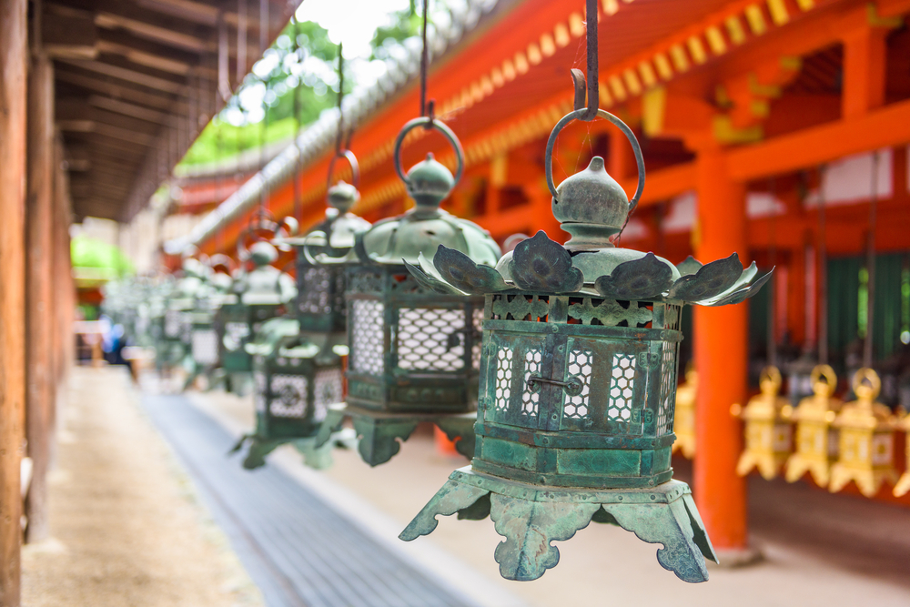 Kasuga Taisha Shrine in Nara (Jap