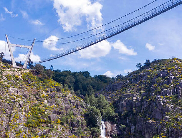 The new suspension bridge m