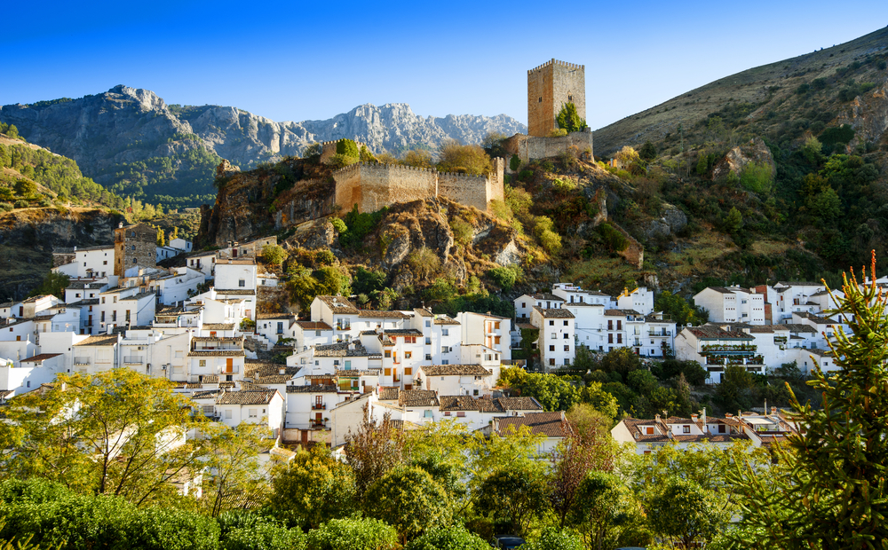 View of the mountain village of Cazorla (Ja